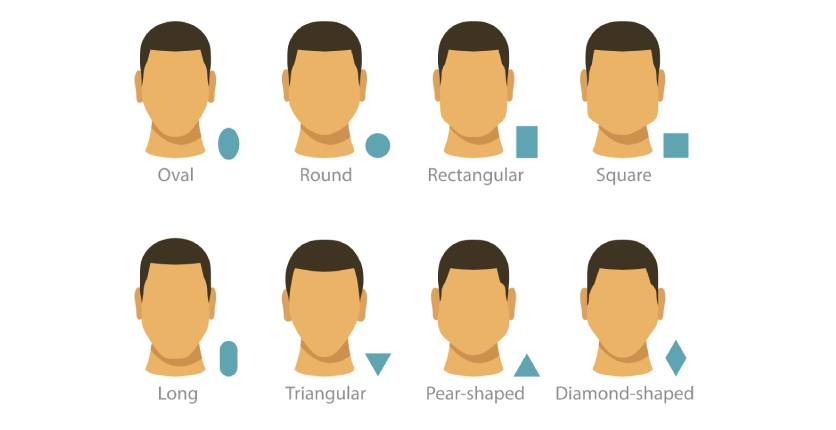 Face Shapes Illustrations