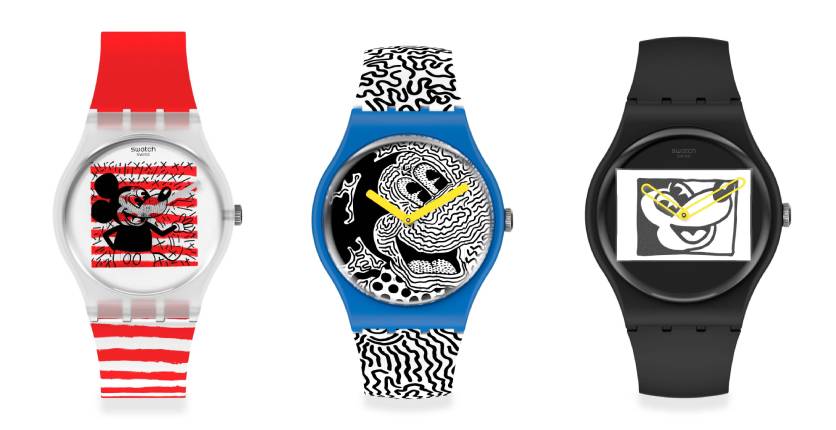 Swatch Disney Mickey Mouse x Keith Haring collection