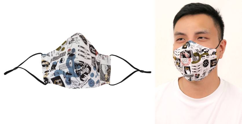 CYC x Liberty London Mr. Face Antimicrobial Mask