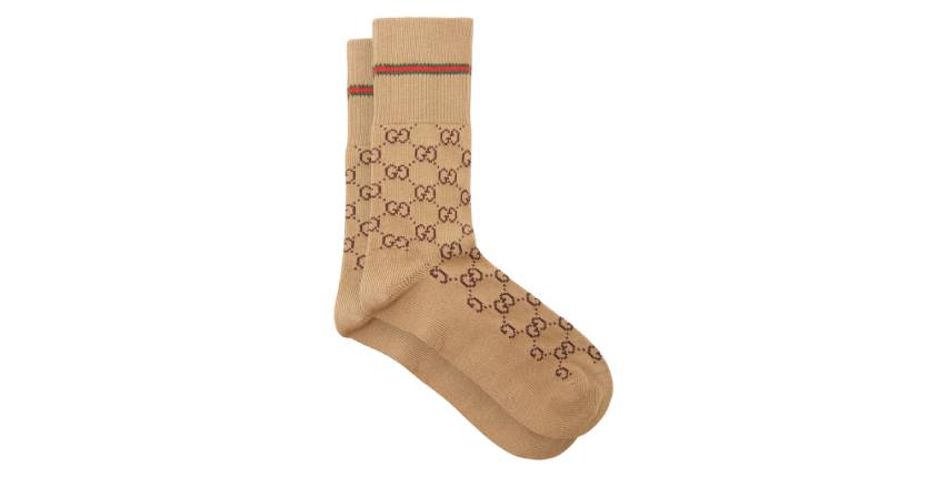 Gucci GG Supreme-intarsia cotton-blend socks