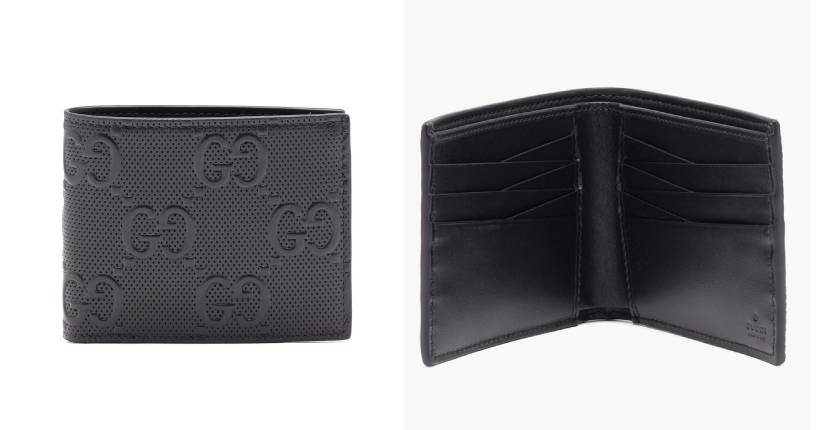 Gucci Logo-Embossed Leather Bifold Wallet