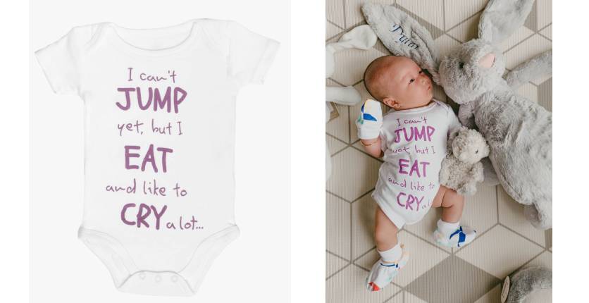 Jump Eat Cry JEC Romper