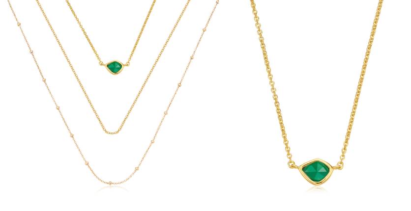 Monica Vinader Gold Vermeil Siren Mini Nugget, Fine Chain And Beaded Chain Necklace Set