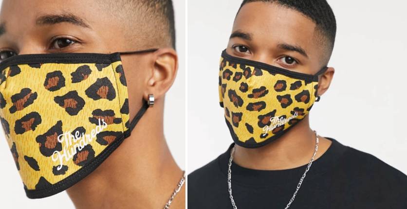 The Hundreds Leopard Face Covering In Brown