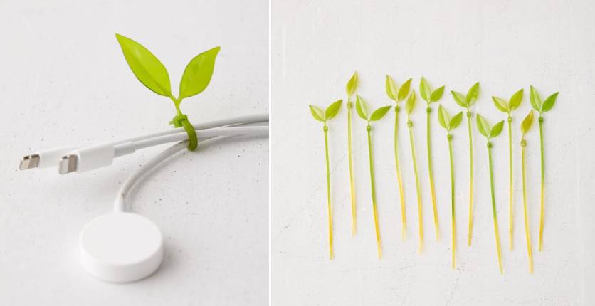 Urban Outfitters Leaf cable tie set