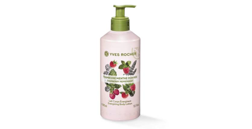 Yves Rocher Energizing Body Lotion – Raspberry Peppermint