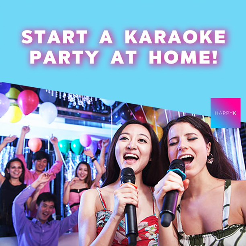 HappyK - 10% Off Rental Services For Home Karaoke System, Video Gaming, Mahjong and More!