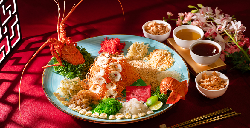 Chinese New Year yusheng from Crown Prince Restaurant