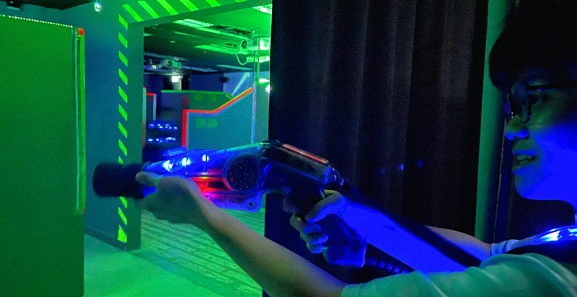SDC's laser tag requires quick thinking and strategic maneuvers 
