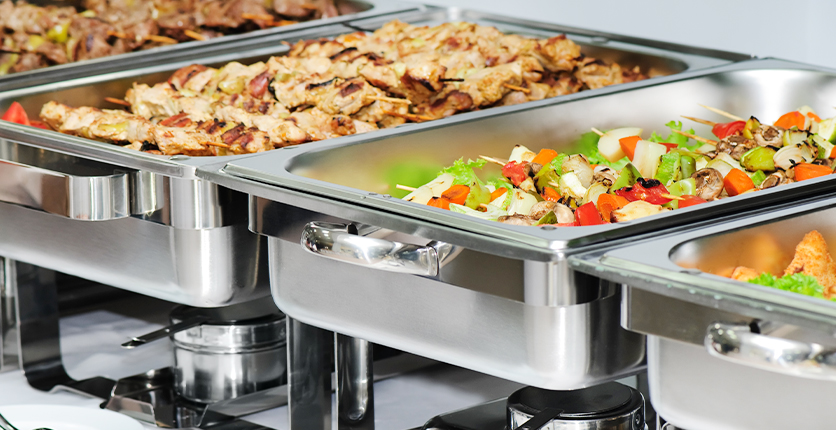 Firm up the number of people when catering for events