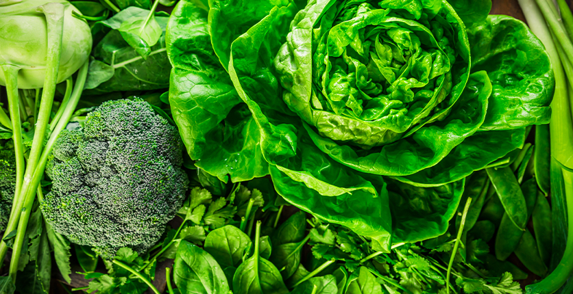 Nourishing foods for exam season - dark green vegetables