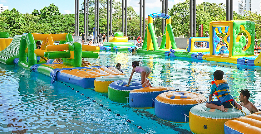 Inflatable Obstacle Course BE@ASAFRA