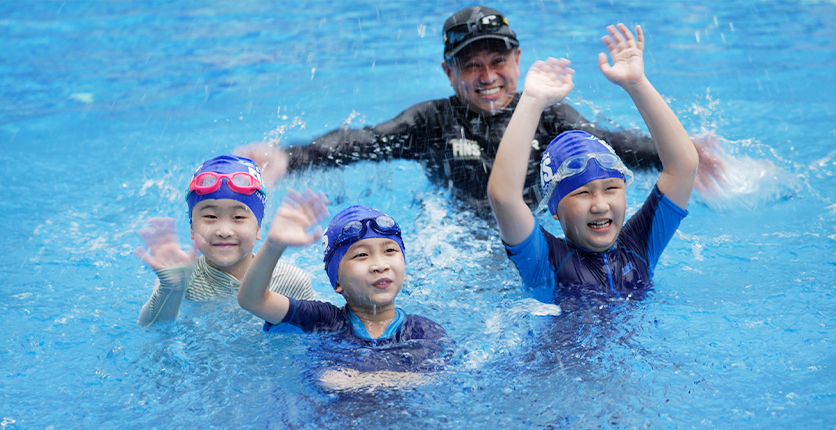 FINS Swim School at SAFRA Toa Payoh, SAFRA Jurong, SAFRA Mount Faber, SAFRA Choa Chu Kang and SAFRA Yishun