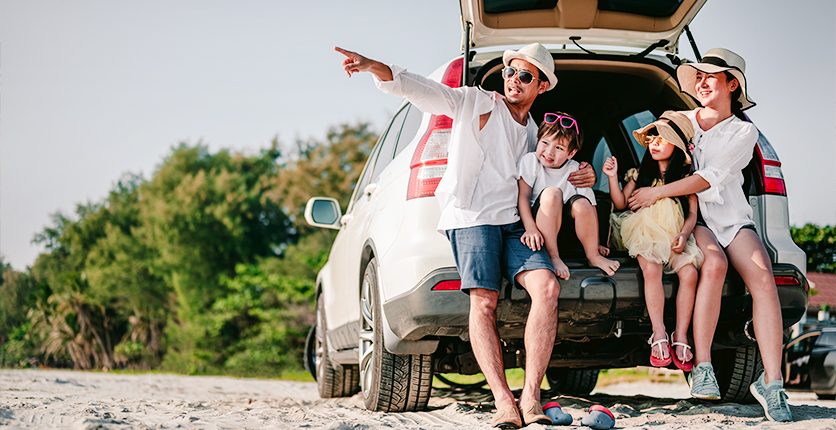 Take a road trip with the family