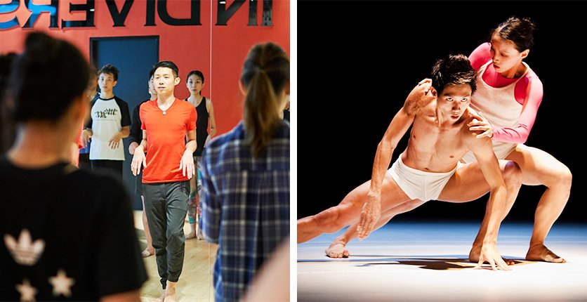 MDC Dancer Andy Cai loves to dance. 