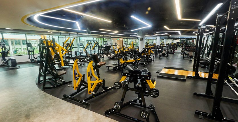 The newly renovated EnergyOne Gym at SAFRA Punggol