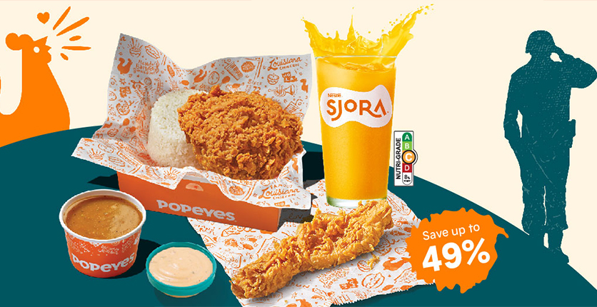 Popeyes SAF Day deal