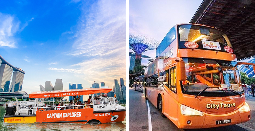 FunVee Open-Top Bus and Captain Explorer DUKW Tour