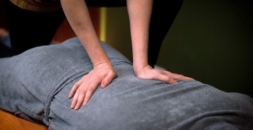 The Upsara Spa back massage