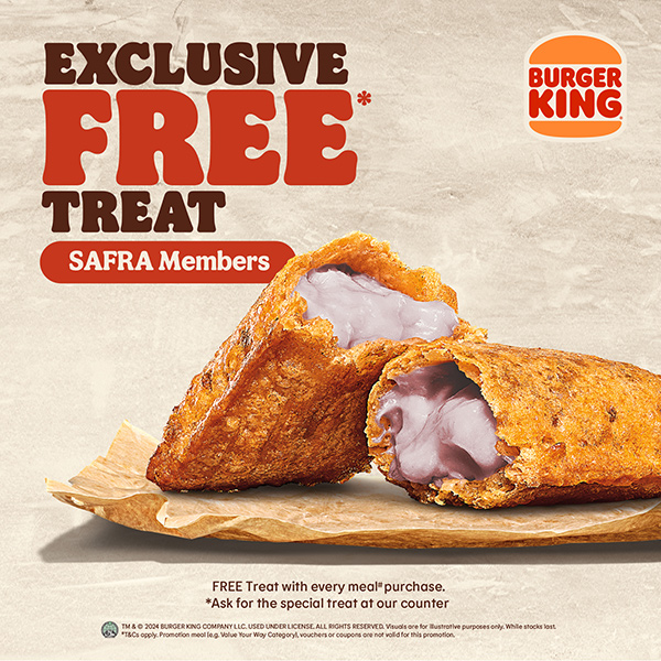 Burger King - Redeem a Free Treat with Purchase of a Regular-Priced Meal