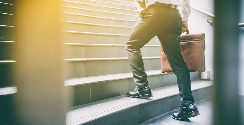 Forget the lift, climb the stairs instead