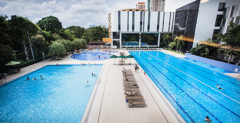 Swimming pools at SAFRA Toa Payoh