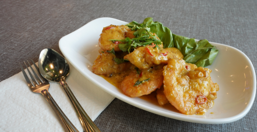 Salted Egg Prawns