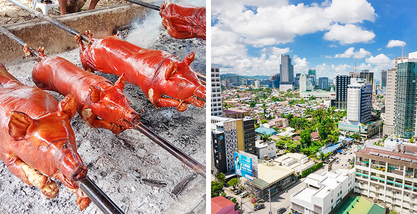 Lechon in Cebu, the Philippines