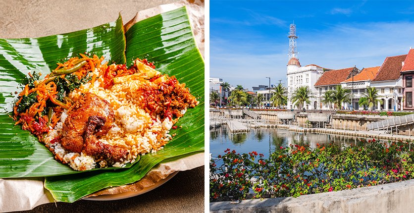 Nasi Padang in Jakarta, Indonesia