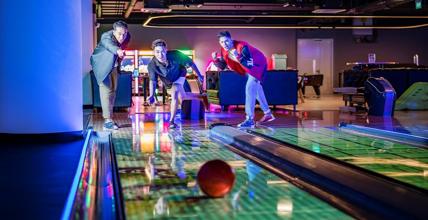 Bowling at Sonic Bowl