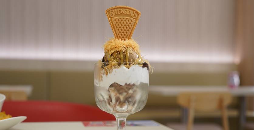 Swensen's Gold Rush Kunafa Sundae