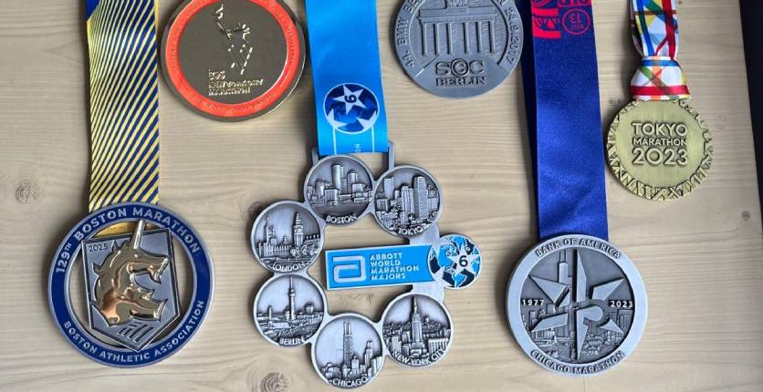 SAFRA Running Club Ivy's medals