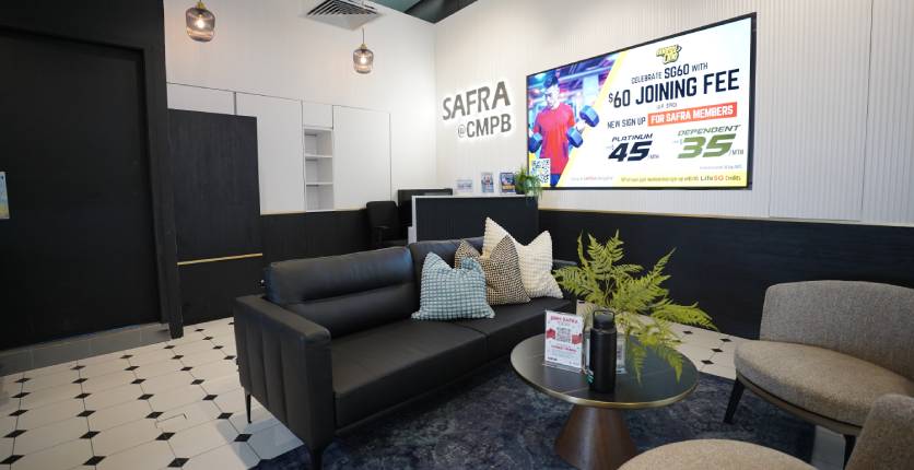 SAFRA@CMPB lounge area