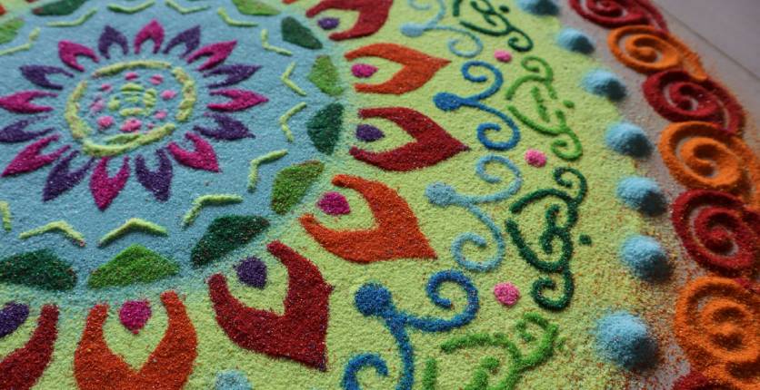 Deepavali Rangoli Sand Art Kit 2