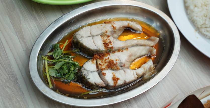 Kopitiam Square HK Steamed Mangrove Jack Set